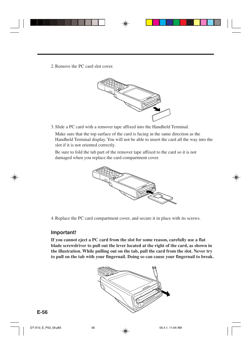Casio DT-X10 User Manual | Page 58 / 62