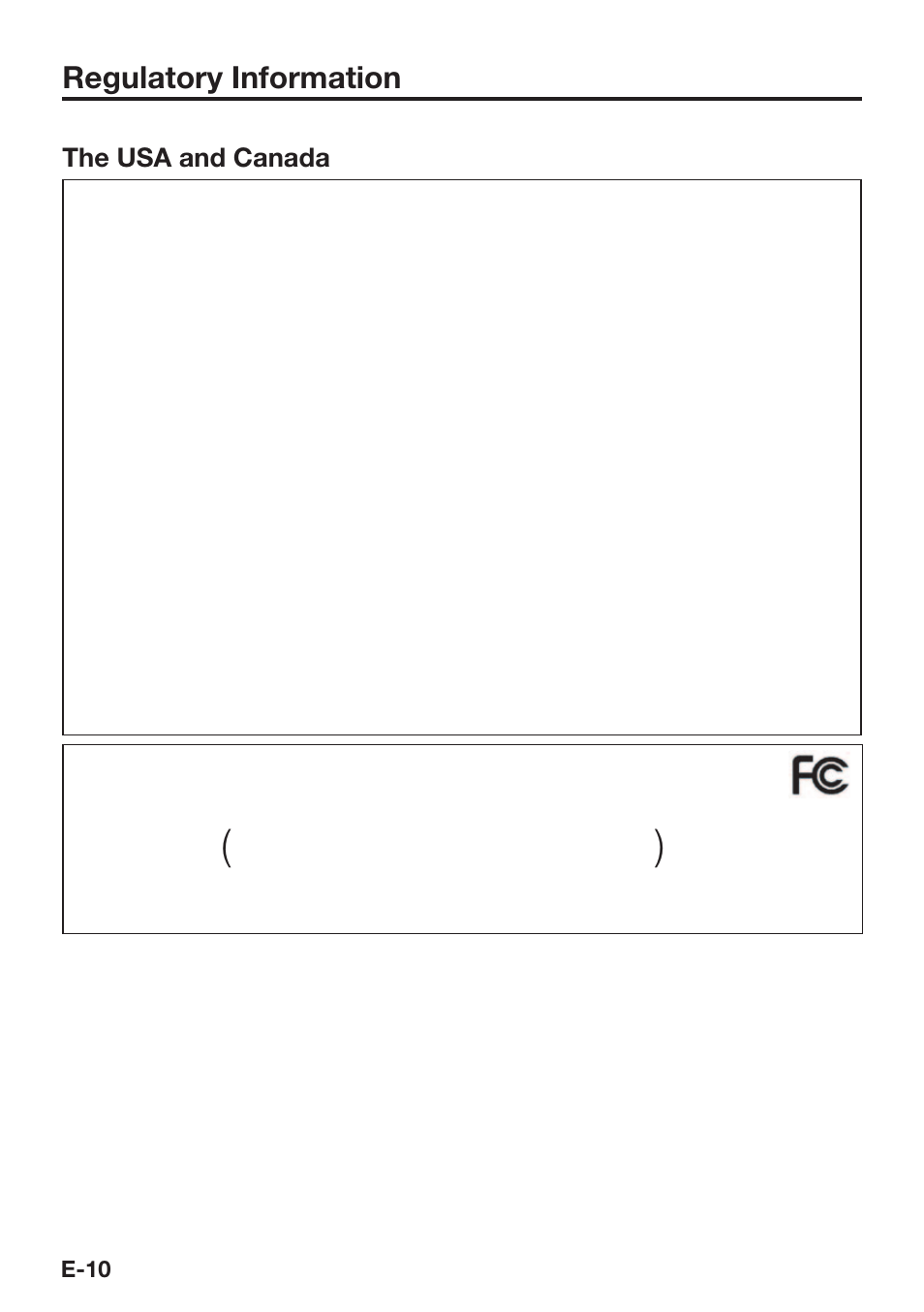 Regulatory information, The usa and canada | Casio DT-X30 User Manual | Page 12 / 59