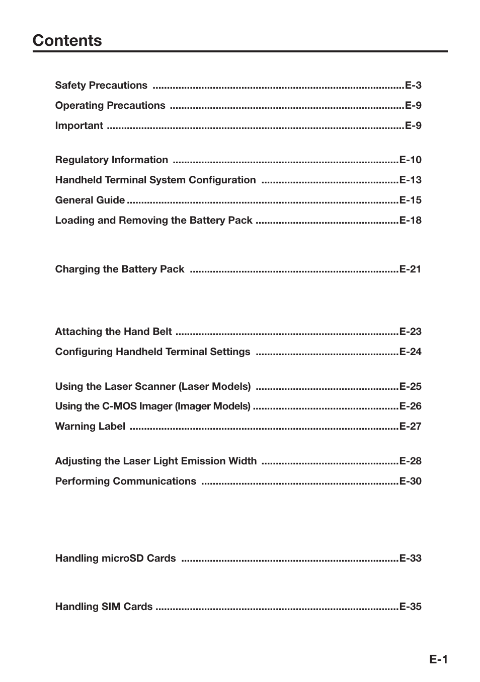 Casio DT-X30 User Manual | Page 3 / 59