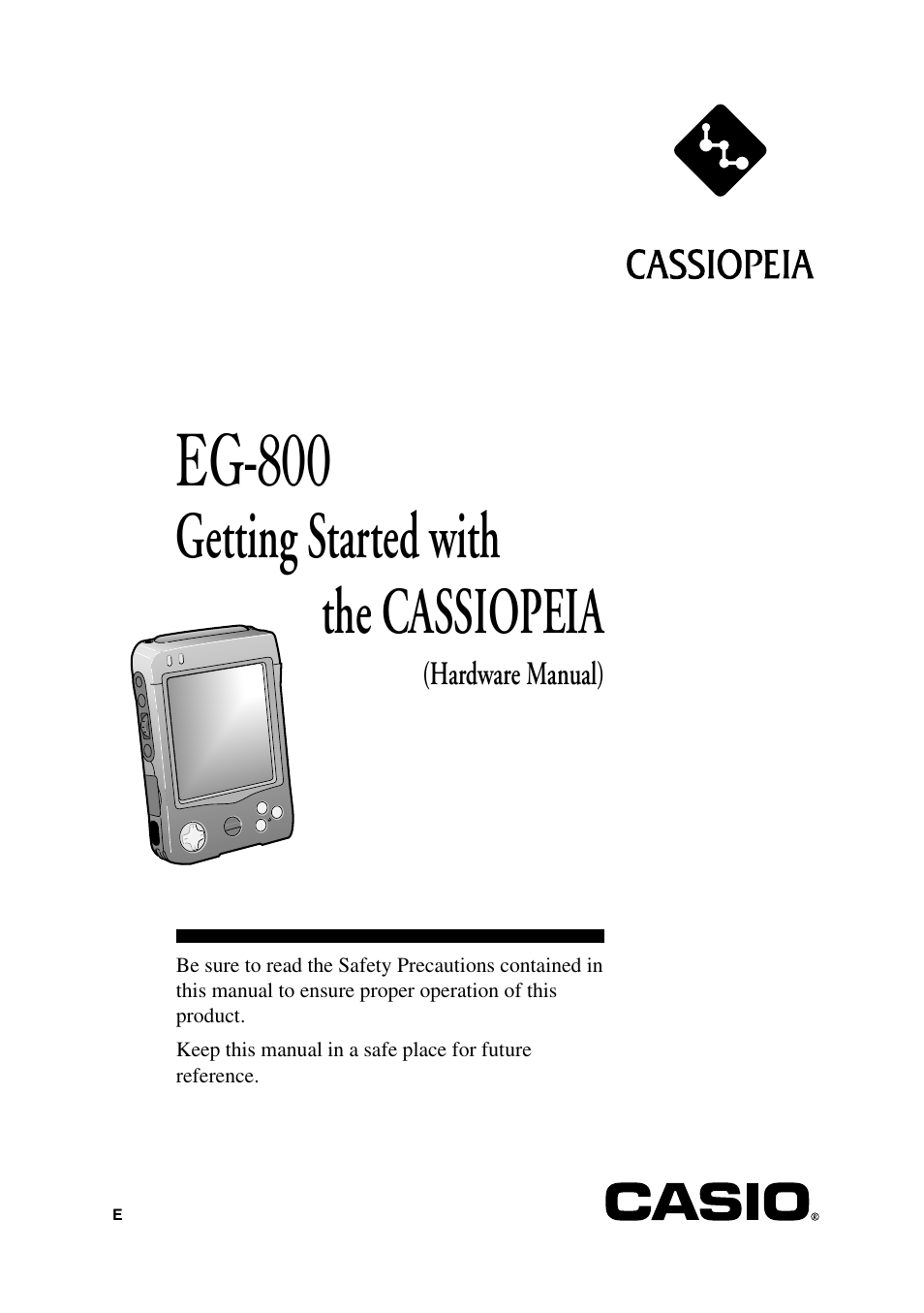 Casio EG-800 User Manual | 55 pages