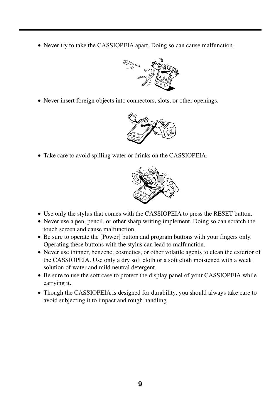 Casio EG-800 User Manual | Page 9 / 55