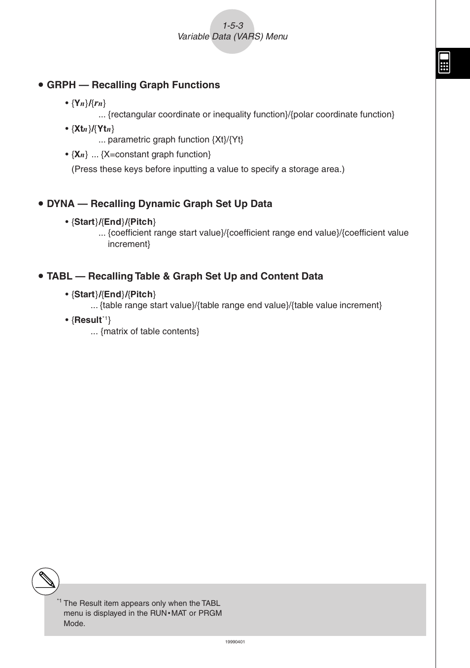 Casio ALGEBRA FX 2.0 Basic Operation User Manual | Page 20 / 28