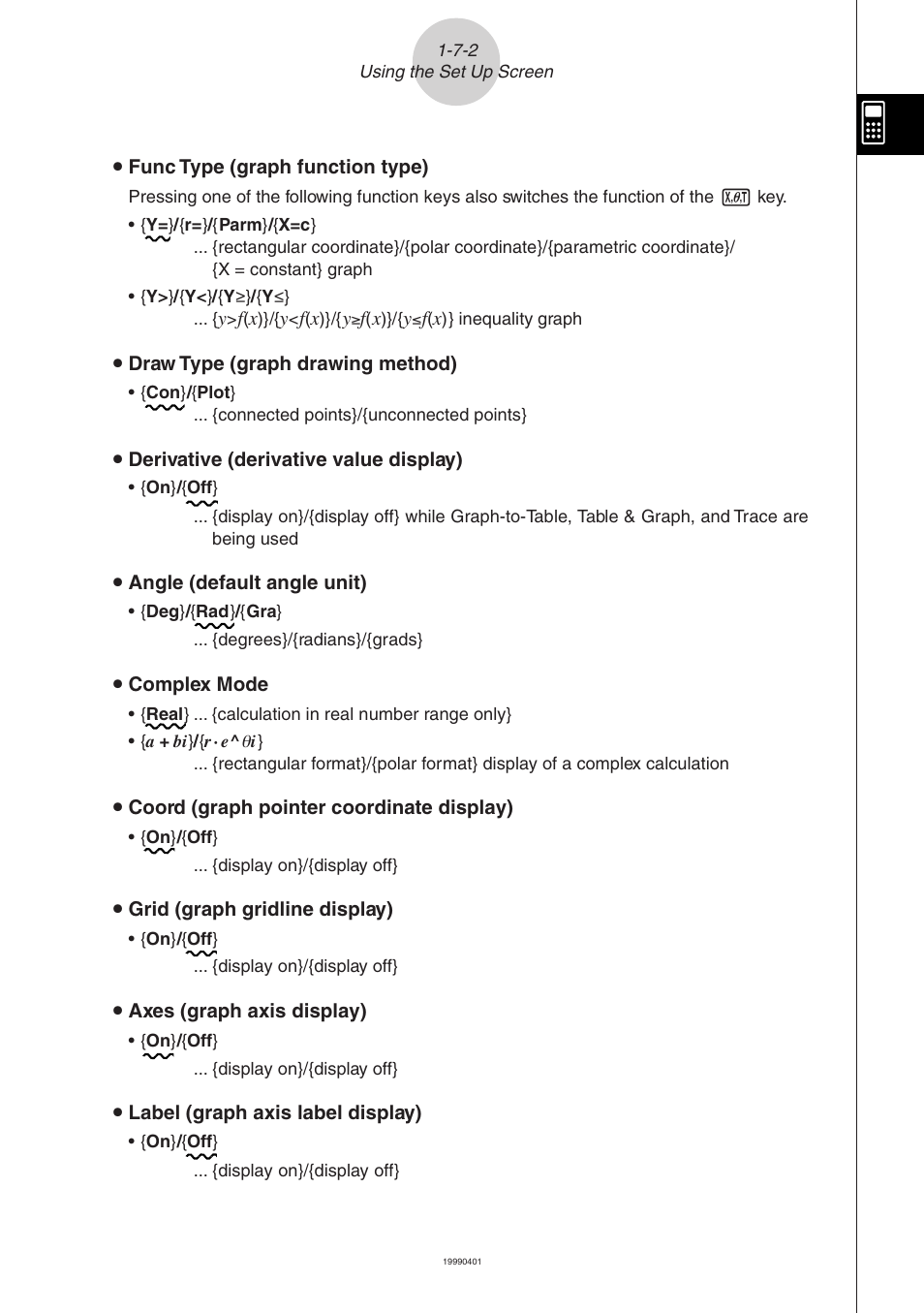 Casio ALGEBRA FX 2.0 Basic Operation User Manual | Page 24 / 28