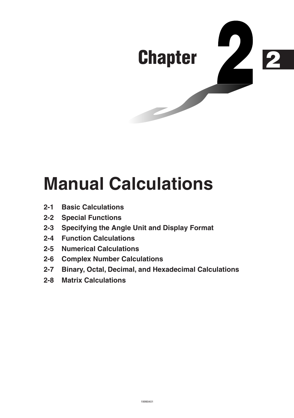 Casio ALGEBRA FX 2.0 Manual Calculations User Manual | 70 pages