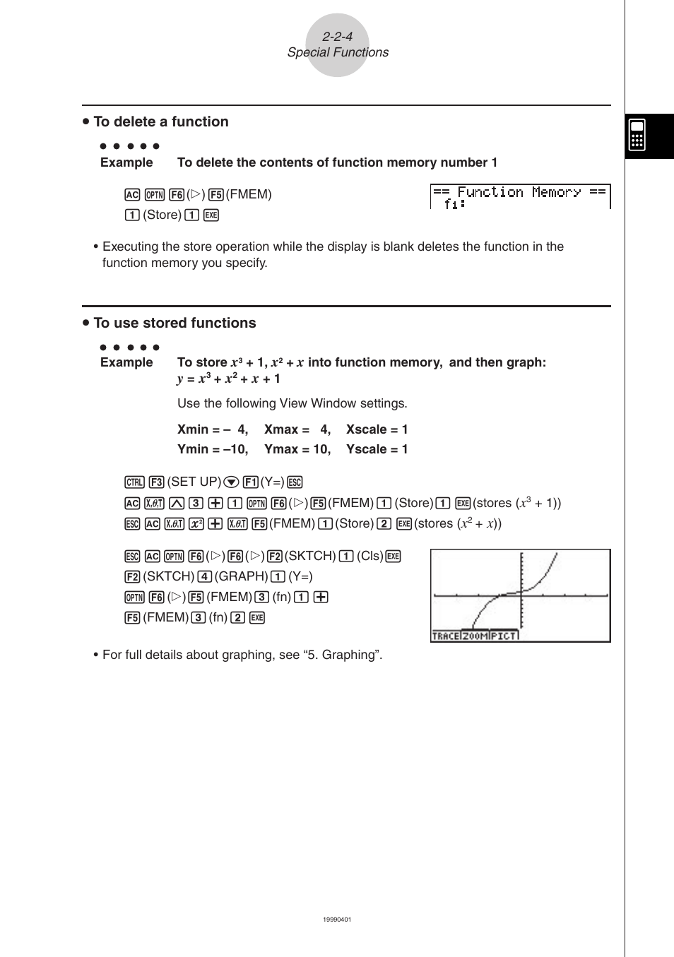 Casio ALGEBRA FX 2.0 Manual Calculations User Manual | Page 11 / 70