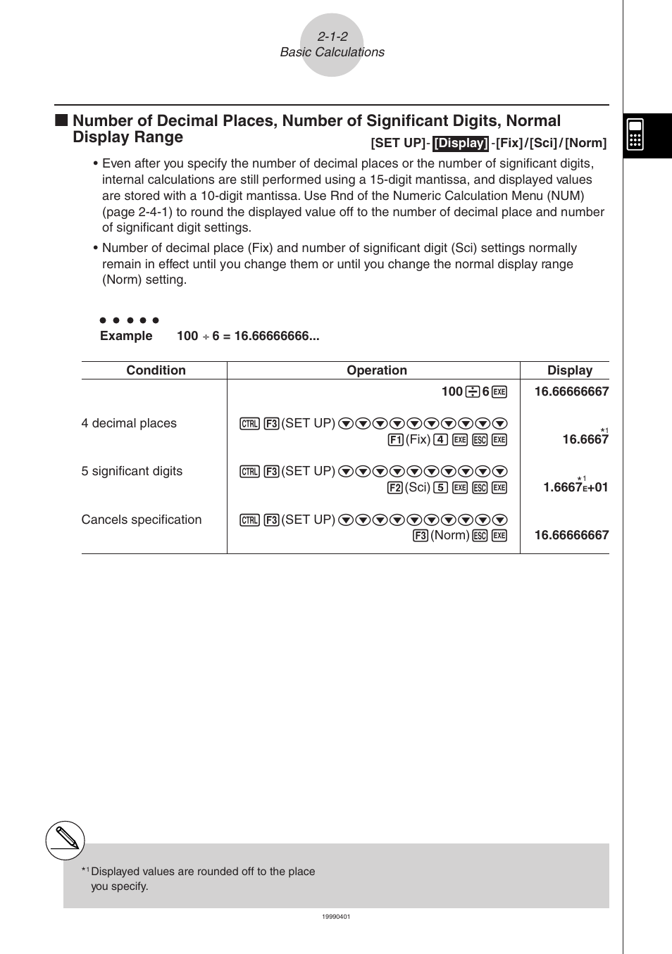 Casio ALGEBRA FX 2.0 Manual Calculations User Manual | Page 3 / 70