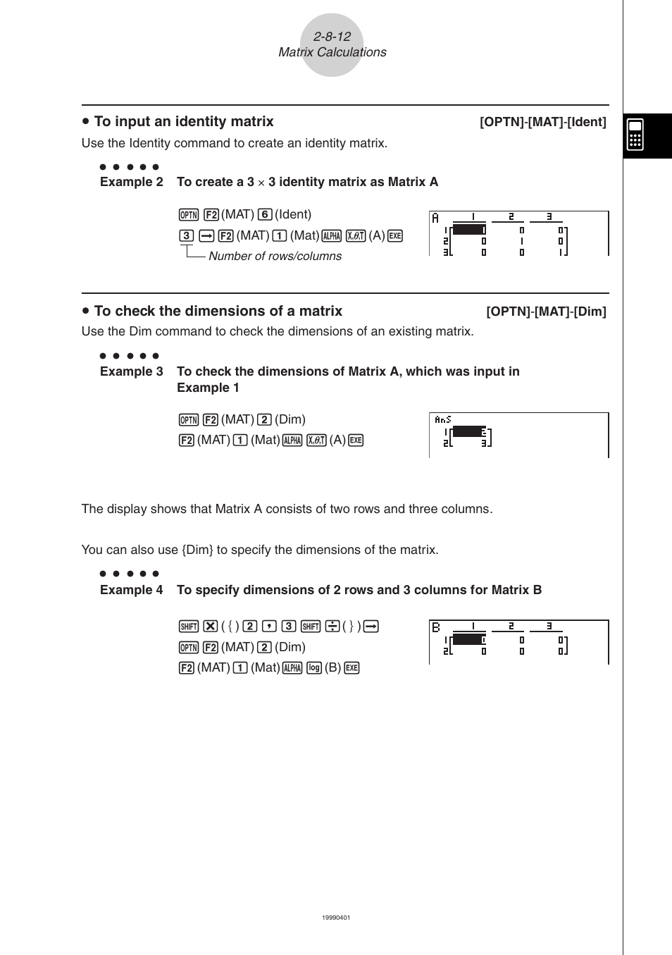 Casio ALGEBRA FX 2.0 Manual Calculations User Manual | Page 61 / 70