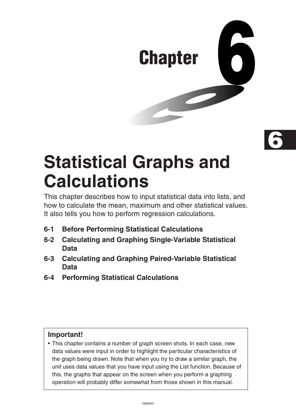 Casio ALGEBRA FX 2.0 Statistical Graphs and Calculations User Manual | 32 pages
