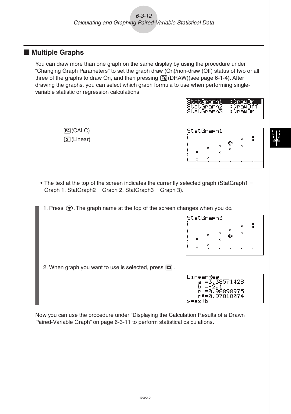 Casio ALGEBRA FX 2.0 Statistical Graphs and Calculations User Manual | Page 21 / 32