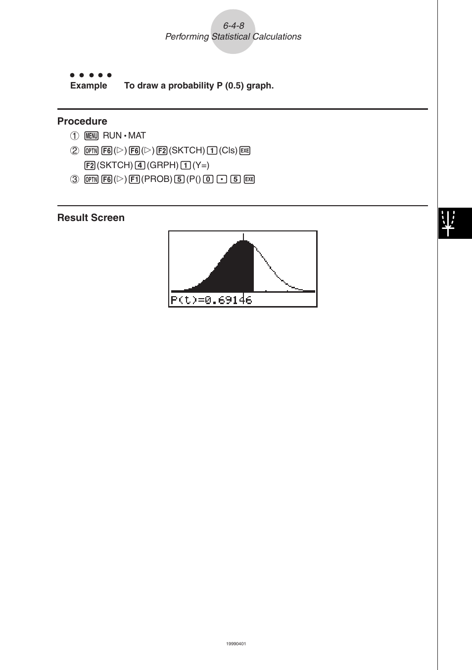 Procedure, Result screen | Casio ALGEBRA FX 2.0 Statistical Graphs and Calculations User Manual | Page 31 / 32