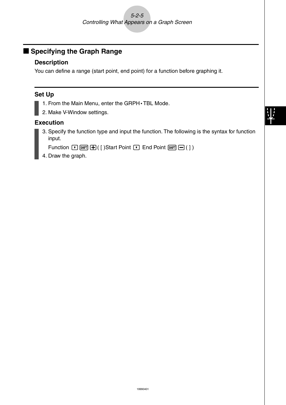 Kk specifying the graph range | Casio ALGEBRA FX 2.0 PLUS Graphing User Manual | Page 12 / 98