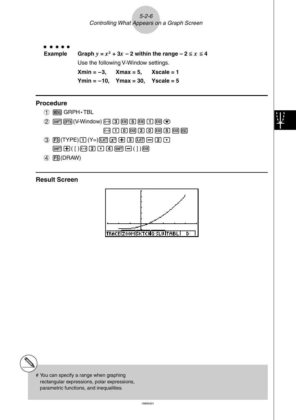 Casio ALGEBRA FX 2.0 PLUS Graphing User Manual | Page 13 / 98