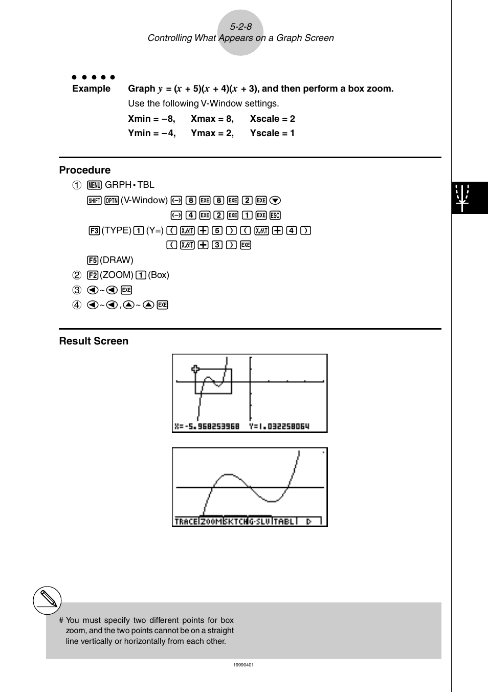 Casio ALGEBRA FX 2.0 PLUS Graphing User Manual | Page 15 / 98