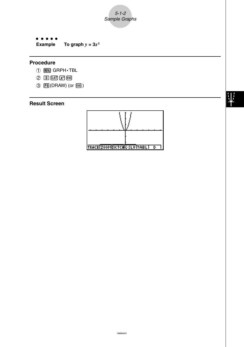 Procedure, Result screen | Casio ALGEBRA FX 2.0 PLUS Graphing User Manual | Page 3 / 98