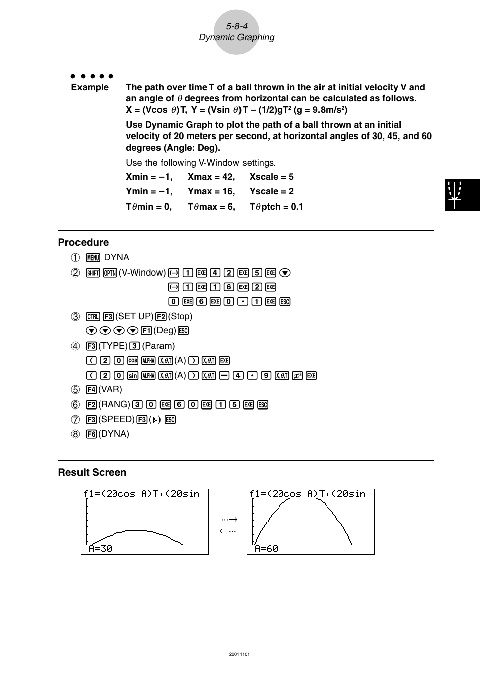 Casio ALGEBRA FX 2.0 PLUS Graphing User Manual | Page 59 / 98
