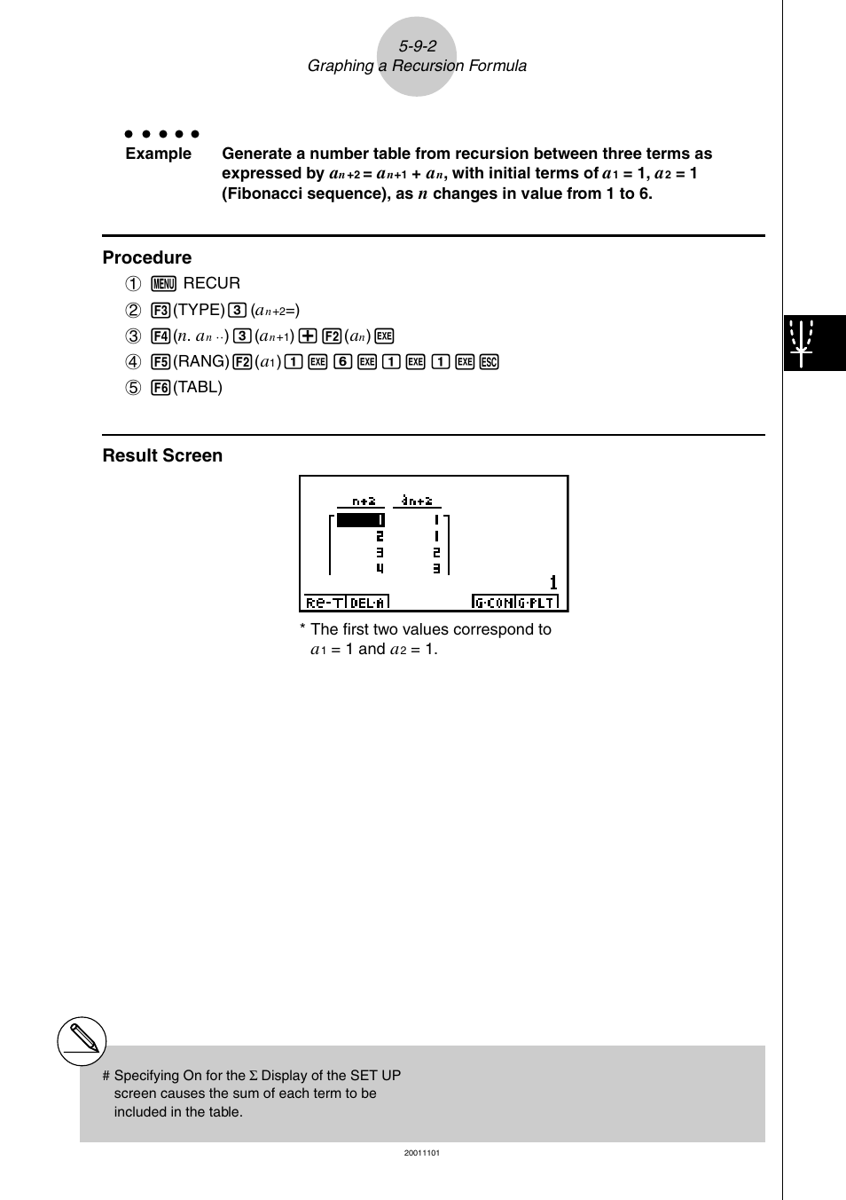 Procedure, Result screen | Casio ALGEBRA FX 2.0 PLUS Graphing User Manual | Page 63 / 98