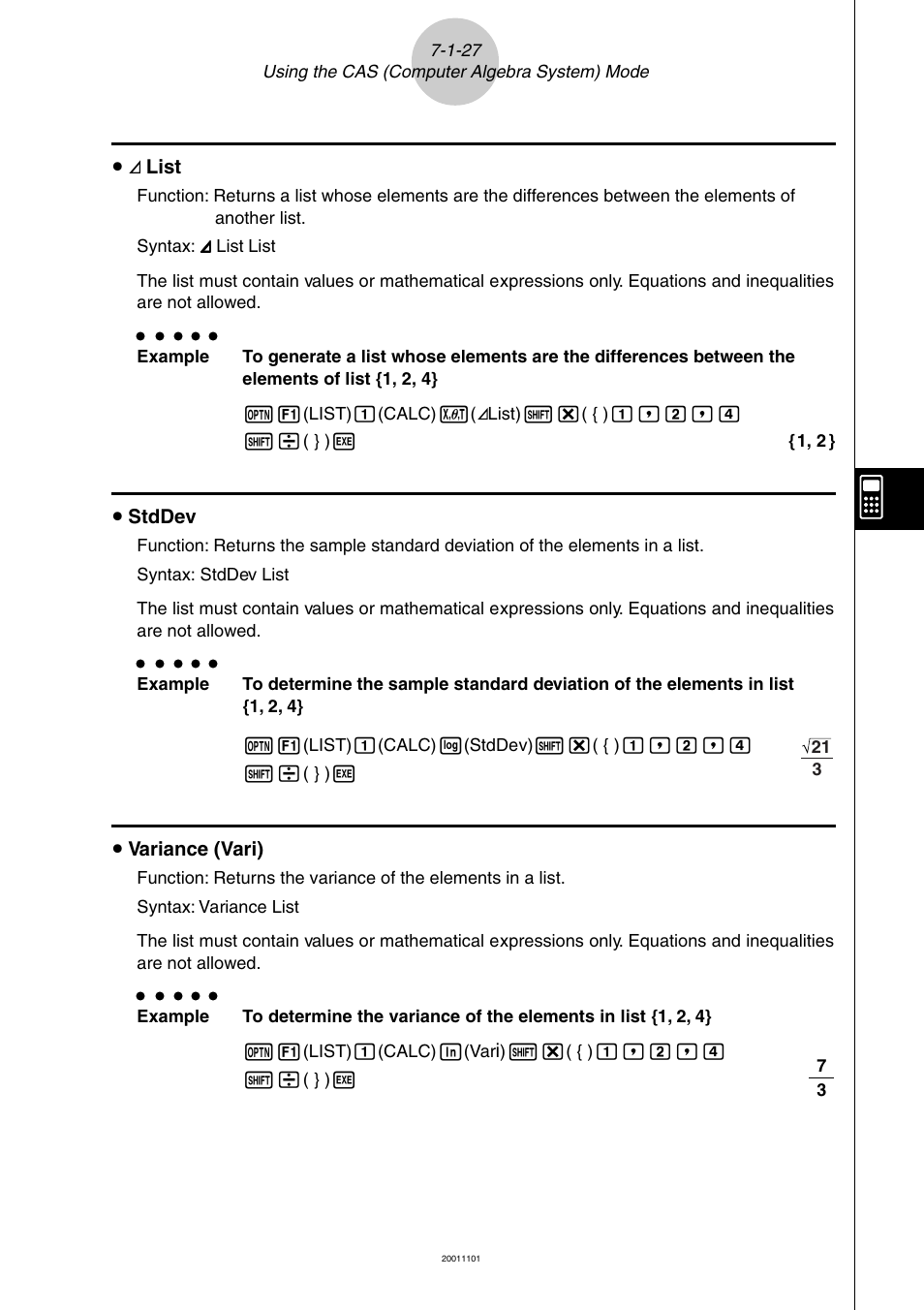 Casio ALGEBRA FX 2.0 PLUS Computer Algebra System and Tutorial Modes User Manual | Page 28 / 54