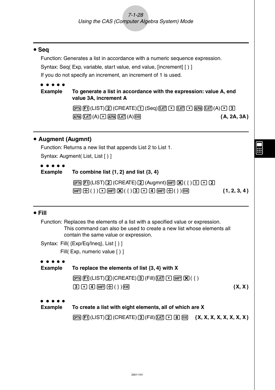 Casio ALGEBRA FX 2.0 PLUS Computer Algebra System and Tutorial Modes User Manual | Page 29 / 54