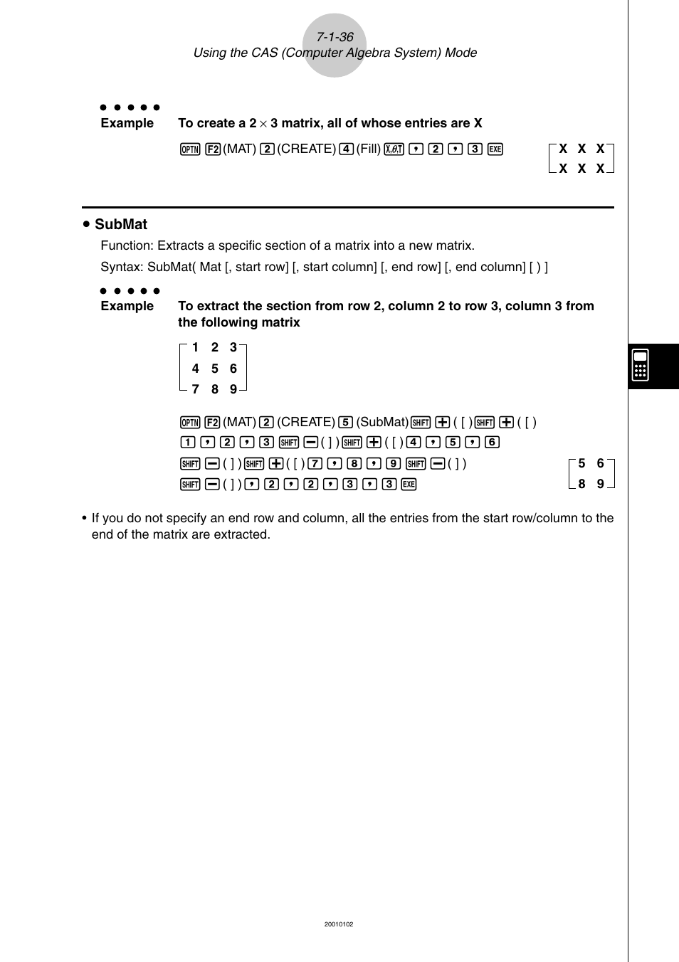 Casio ALGEBRA FX 2.0 PLUS Computer Algebra System and Tutorial Modes User Manual | Page 37 / 54