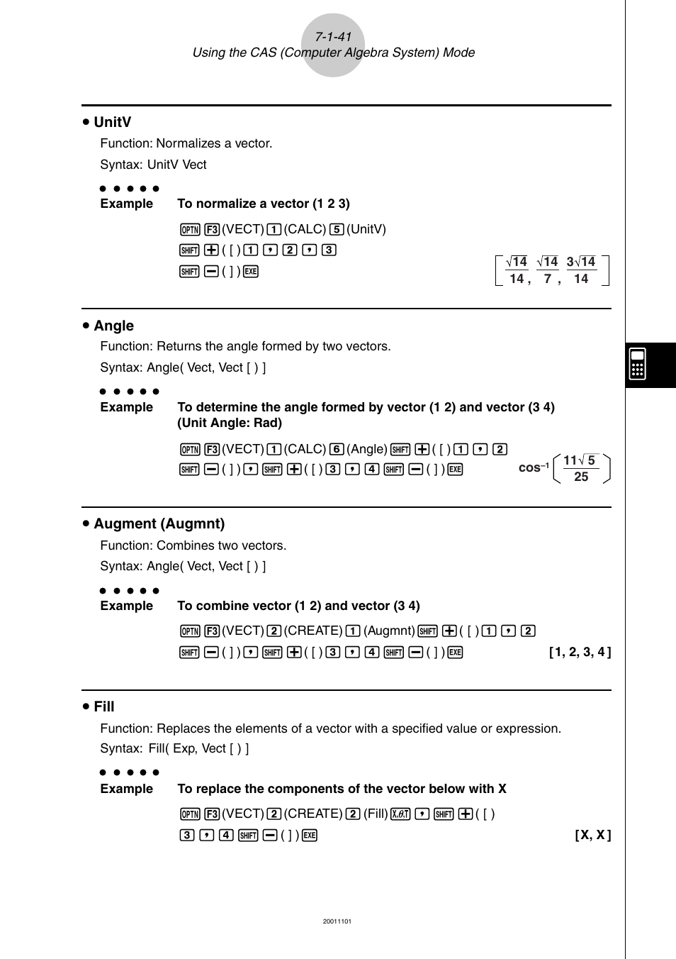Casio ALGEBRA FX 2.0 PLUS Computer Algebra System and Tutorial Modes User Manual | Page 42 / 54