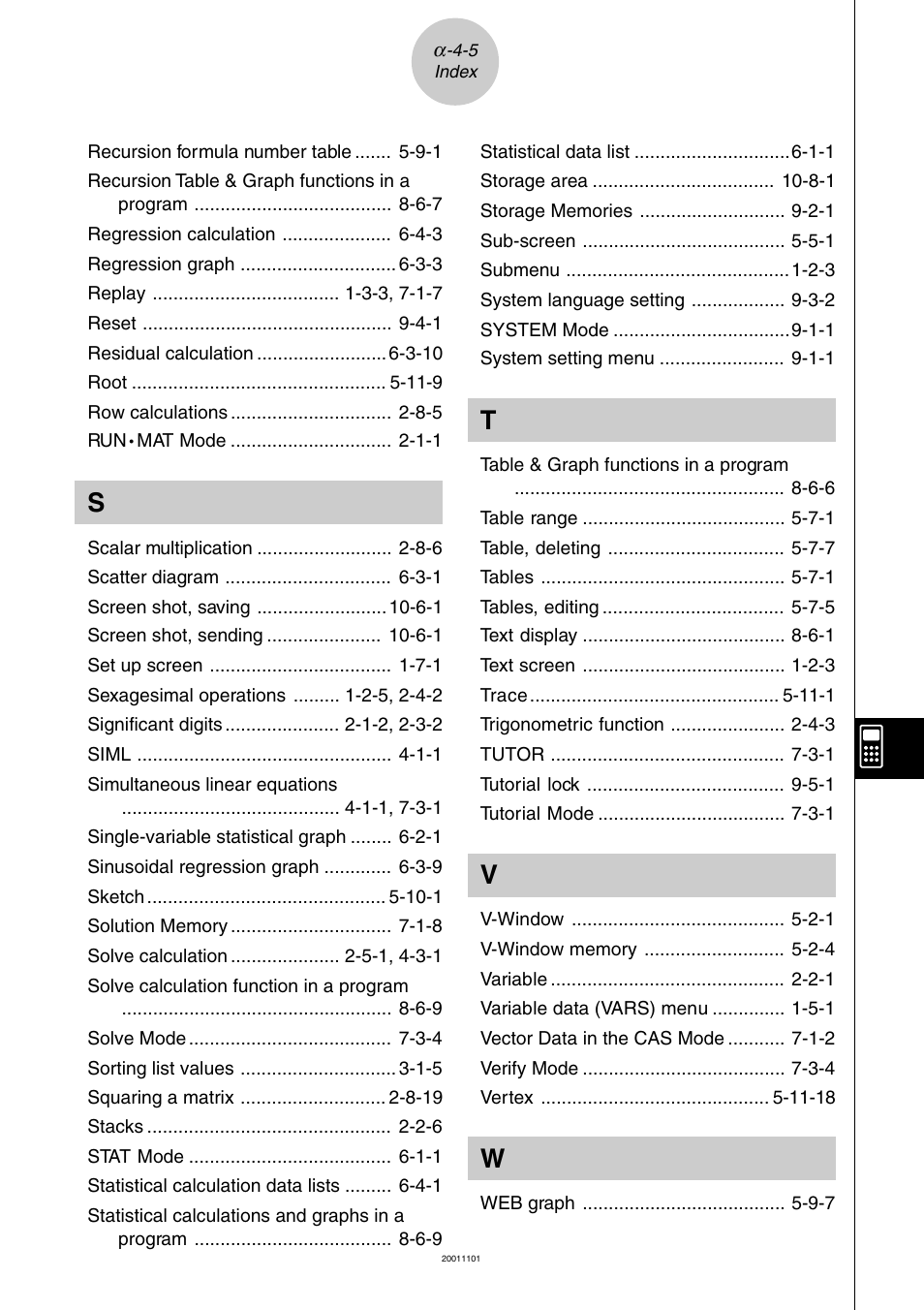 Casio ALGEBRA FX 2.0 PLUS Appendix User Manual | Page 15 / 33