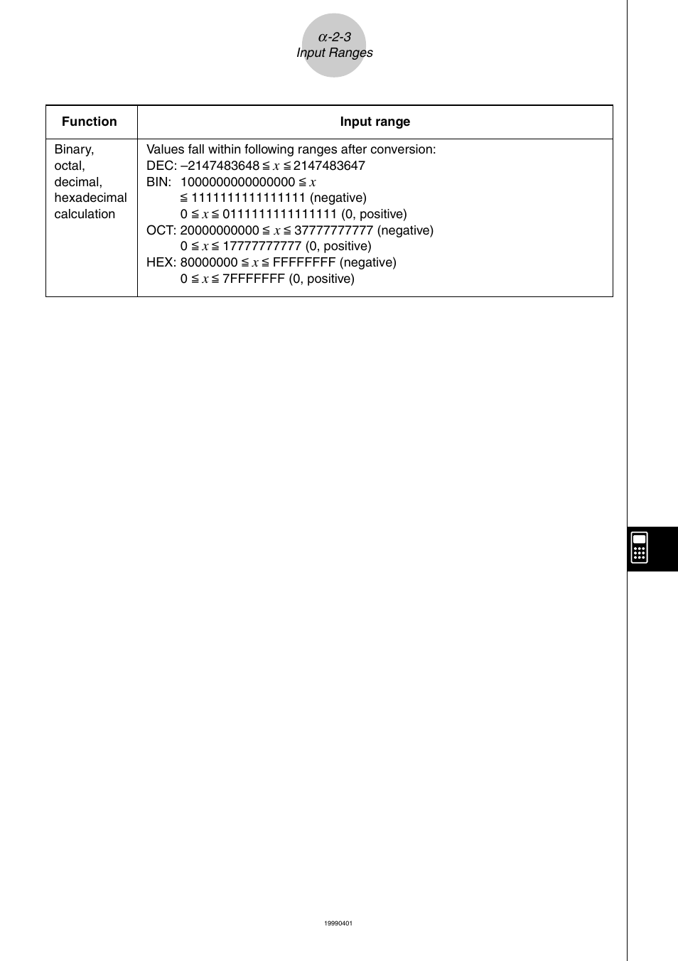 Casio ALGEBRA FX 2.0 PLUS Appendix User Manual | Page 8 / 33