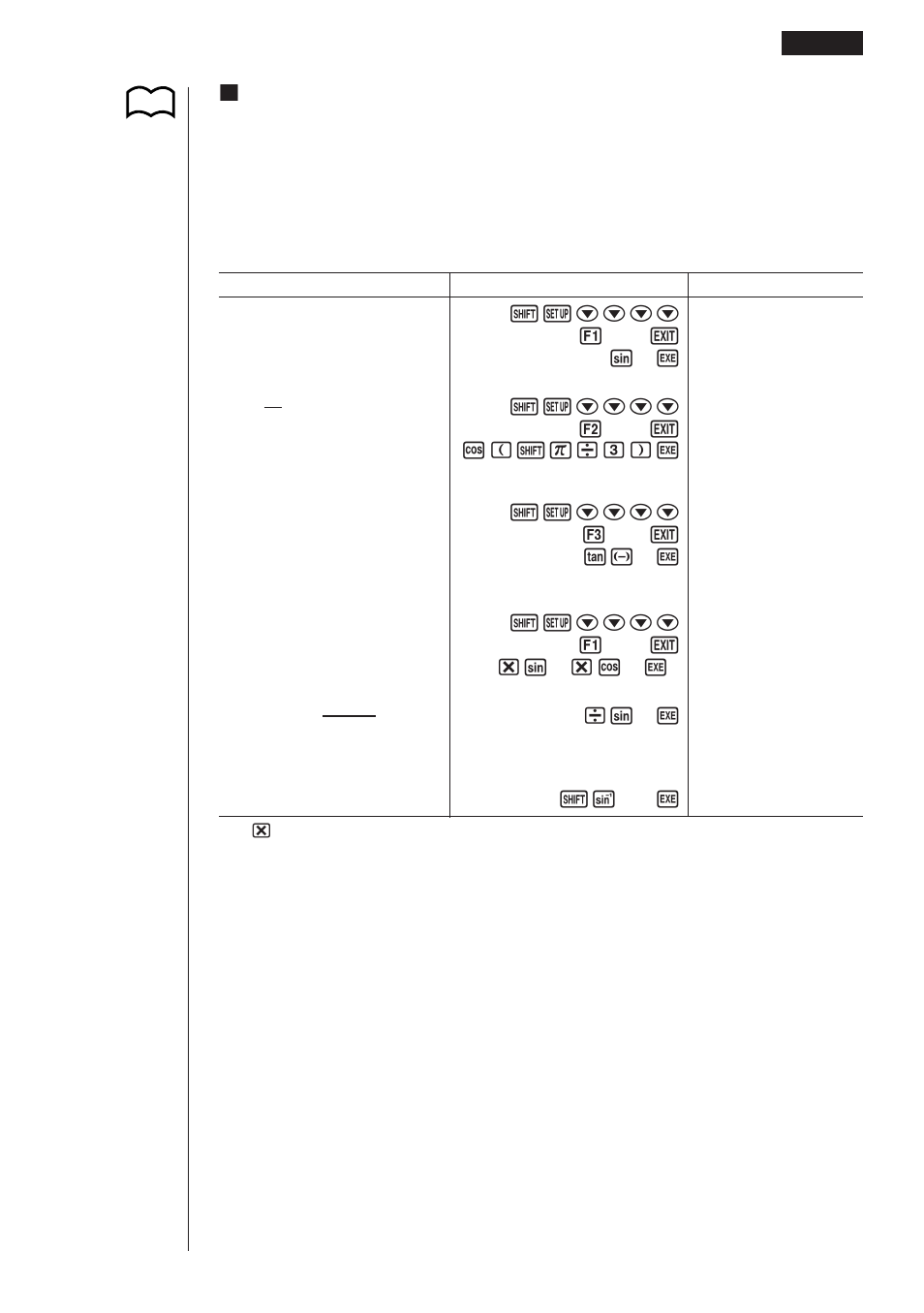 Ktrigonometric and inverse trigonometric functions | Casio CFX-9970G Manual Calculations User Manual | Page 11 / 18