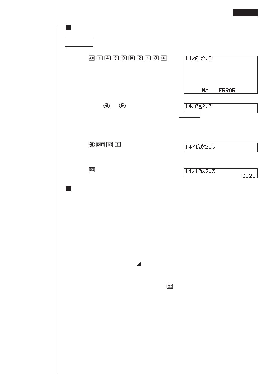 Casio CFX-9970G Manual Calculations User Manual | Page 7 / 18