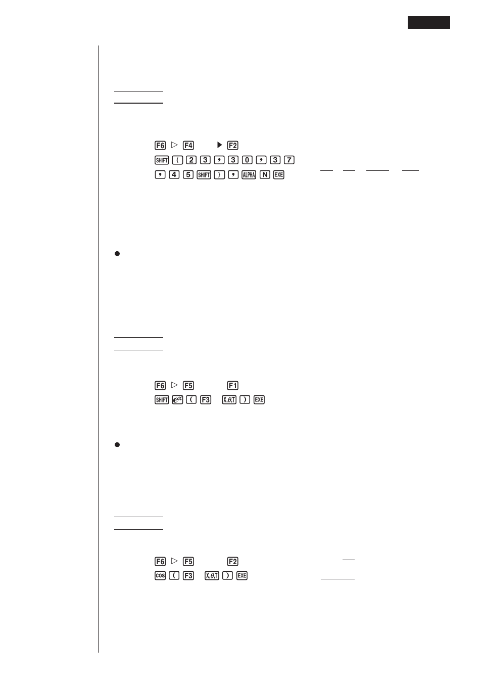 Casio CFX-9970G Algebraic Expressions User Manual | Page 11 / 15