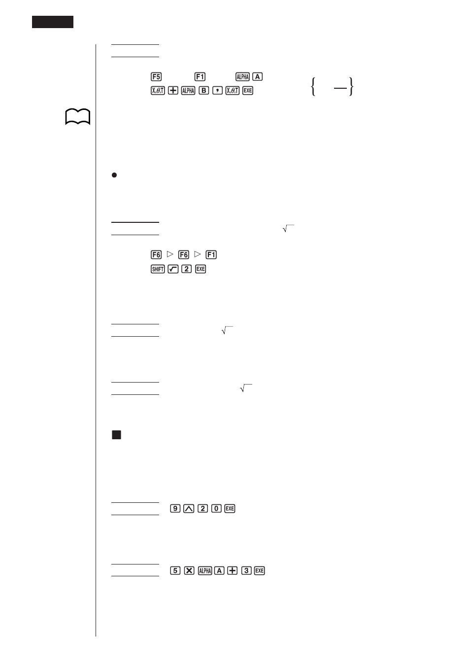 Casio CFX-9970G Algebraic Expressions User Manual | Page 8 / 15