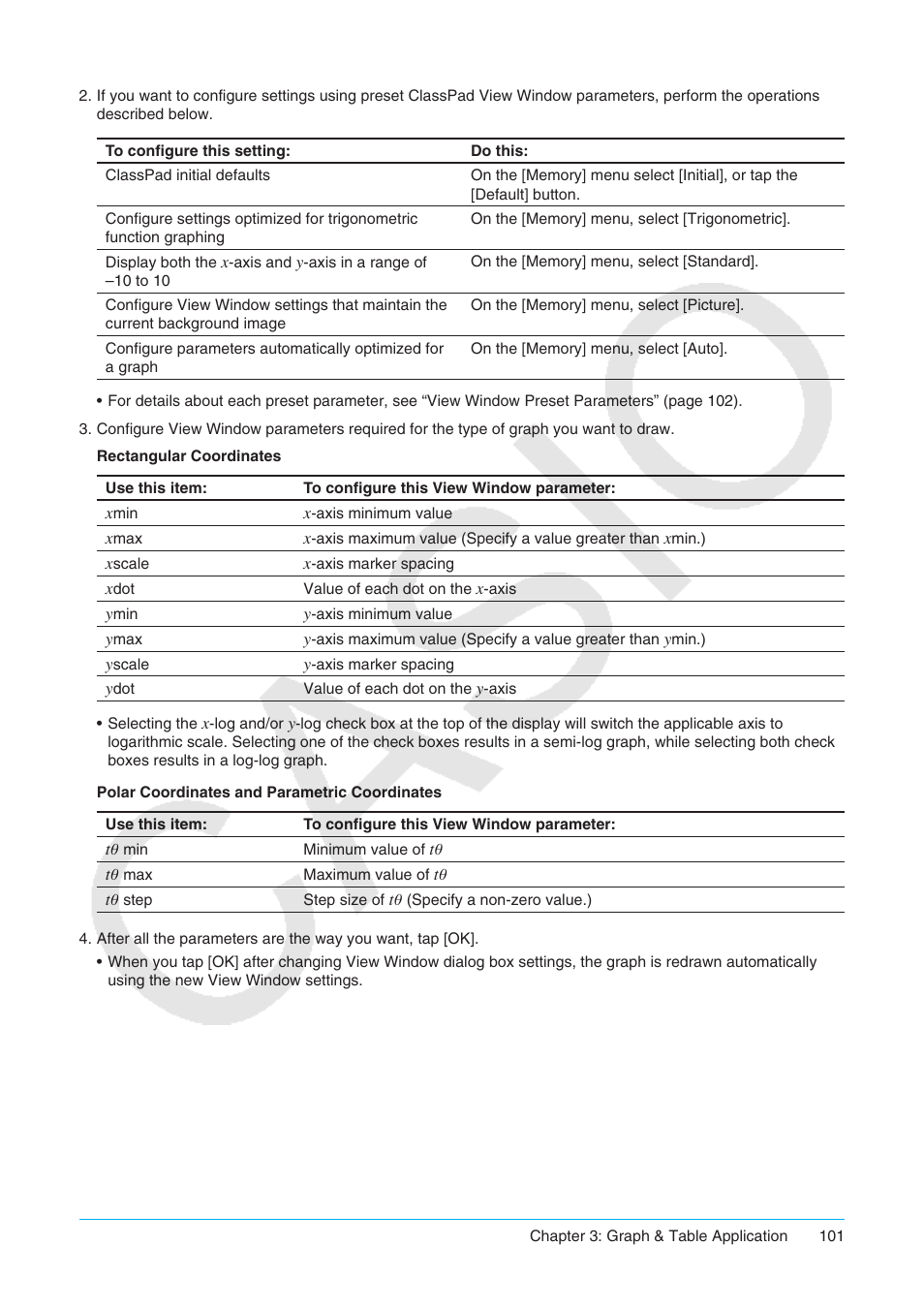 Casio ClassPad II fx-CP400 User Manual | Page 101 / 275