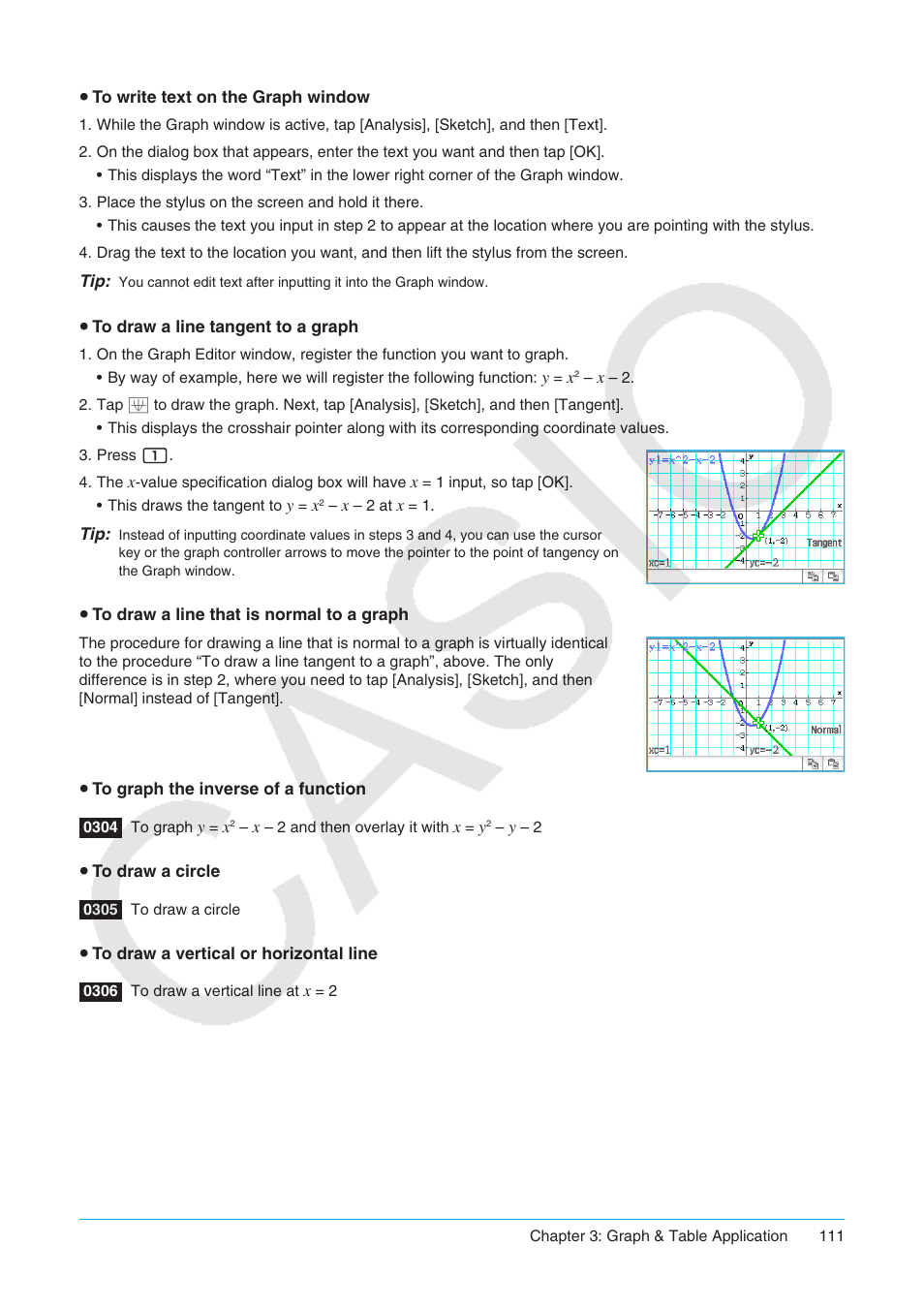 Casio ClassPad II fx-CP400 User Manual | Page 111 / 275