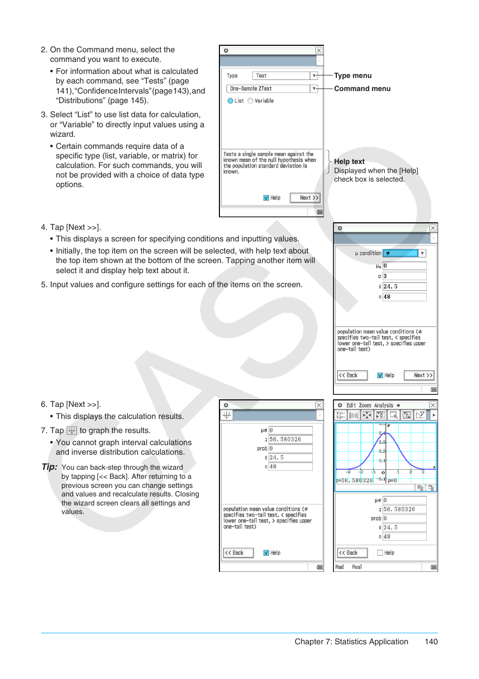 Casio ClassPad II fx-CP400 User Manual | Page 140 / 275