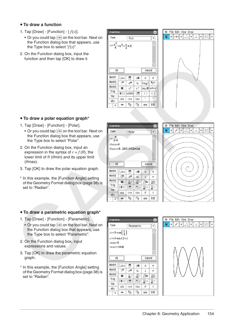 Casio ClassPad II fx-CP400 User Manual | Page 154 / 275