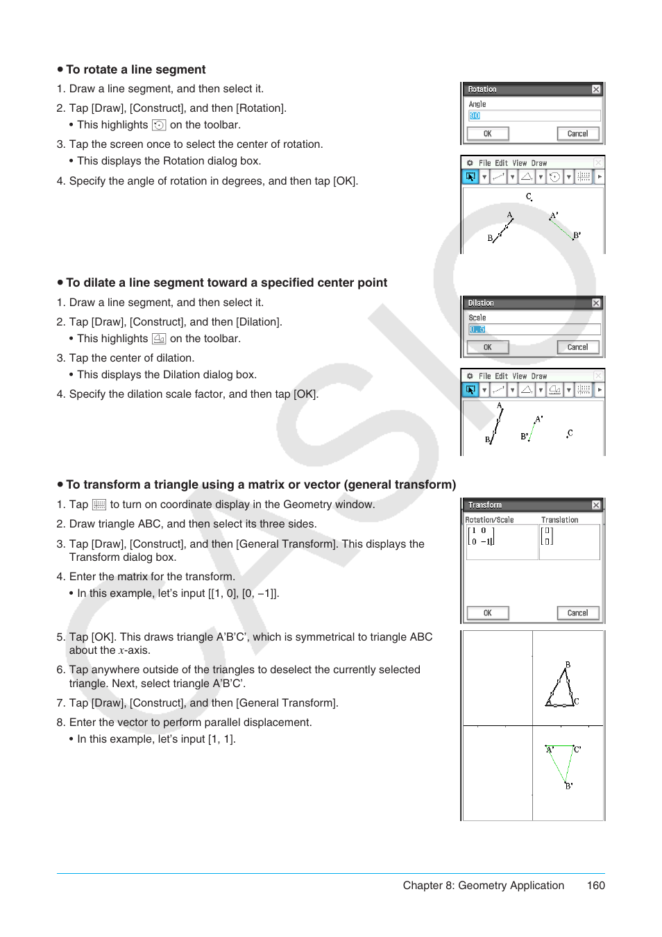 Casio ClassPad II fx-CP400 User Manual | Page 160 / 275