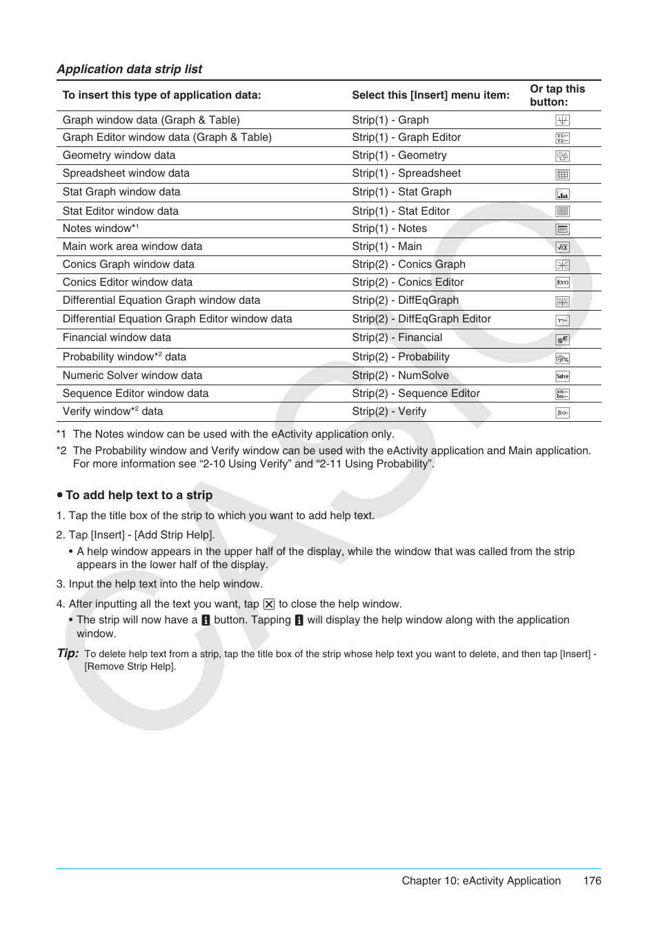 Casio ClassPad II fx-CP400 User Manual | Page 176 / 275