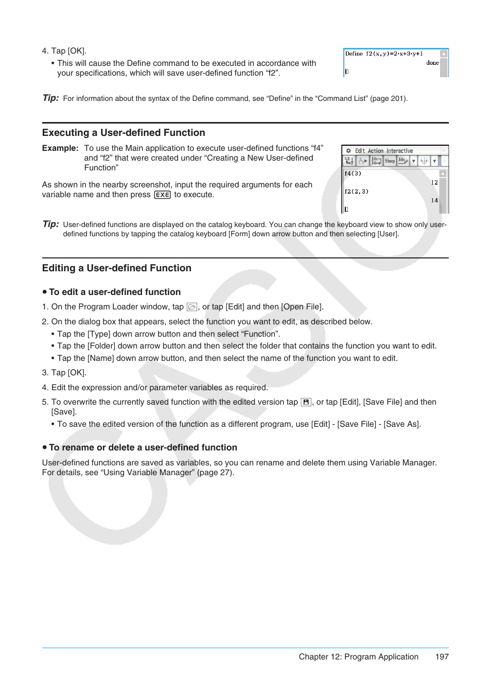 Casio ClassPad II fx-CP400 User Manual | Page 197 / 275