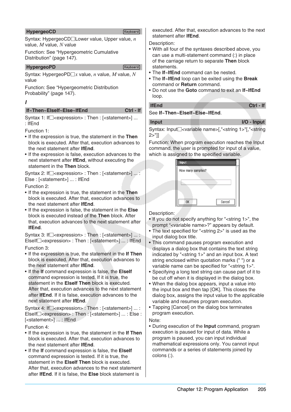 Casio ClassPad II fx-CP400 User Manual | Page 205 / 275
