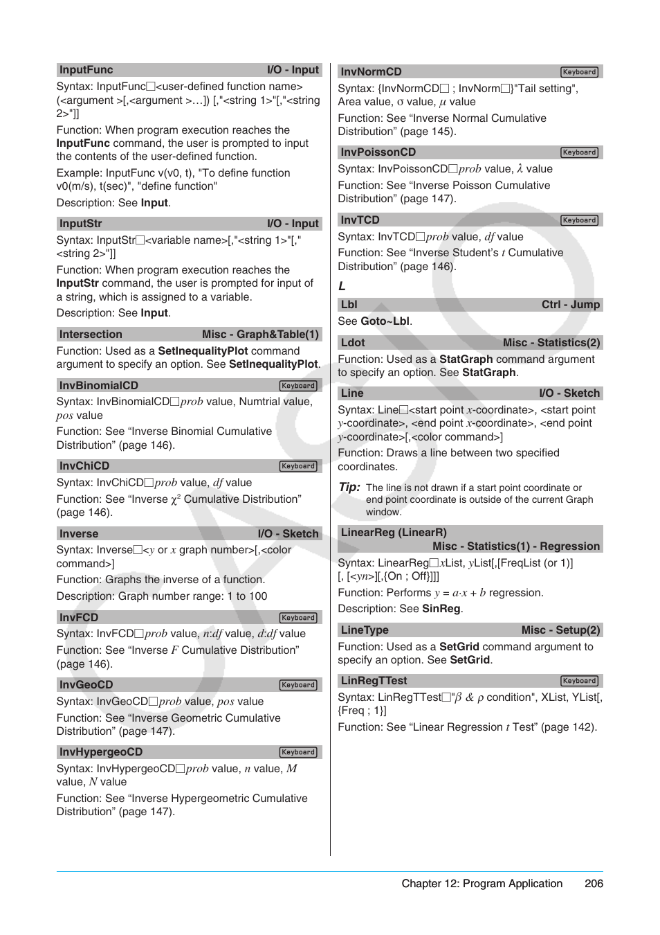 Casio ClassPad II fx-CP400 User Manual | Page 206 / 275