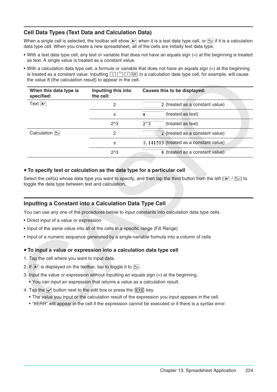 Casio ClassPad II fx-CP400 User Manual | Page 224 / 275