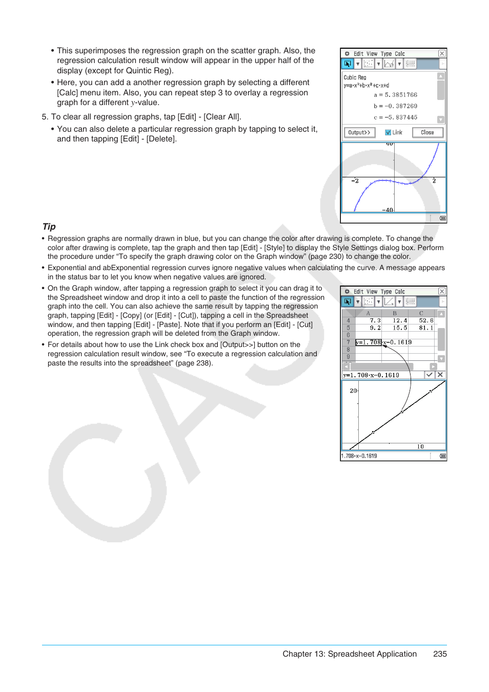 Casio ClassPad II fx-CP400 User Manual | Page 235 / 275