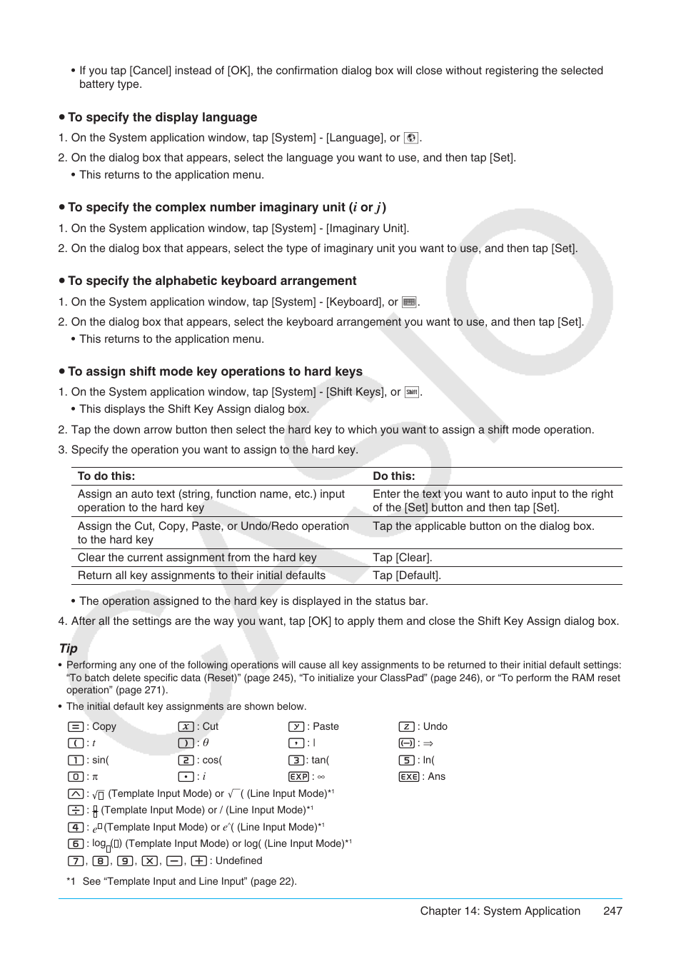 Casio ClassPad II fx-CP400 User Manual | Page 247 / 275