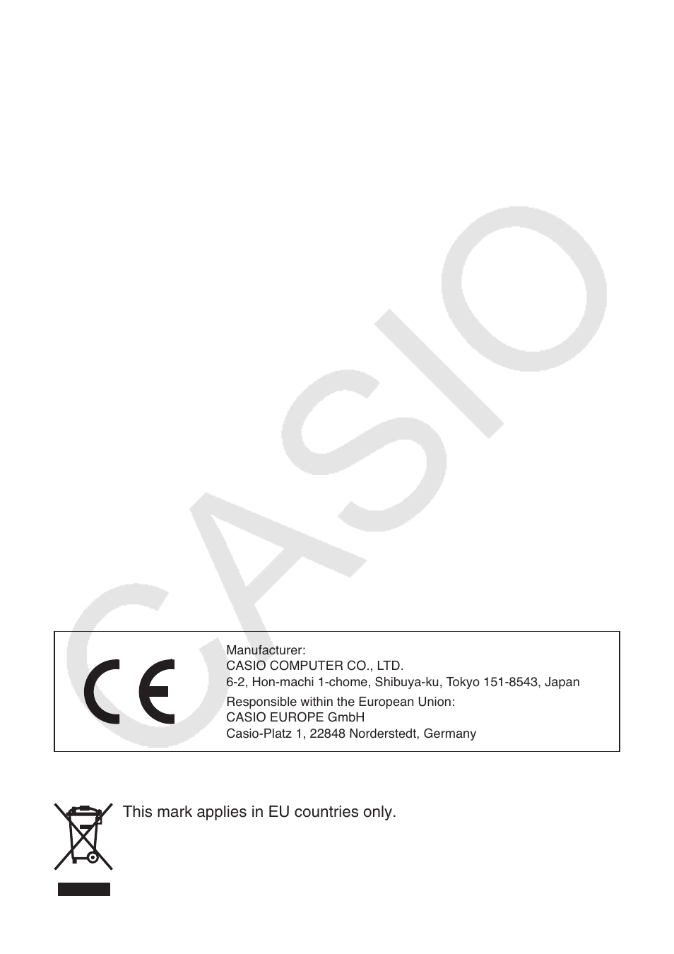 Casio ClassPad II fx-CP400 User Manual | Page 274 / 275