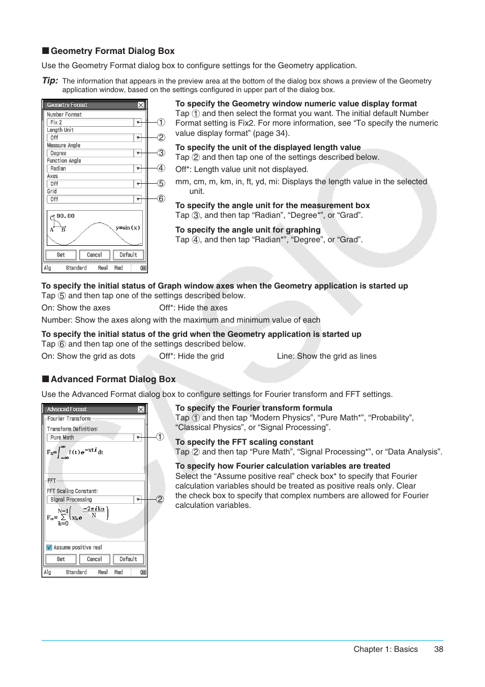Casio ClassPad II fx-CP400 User Manual | Page 38 / 275