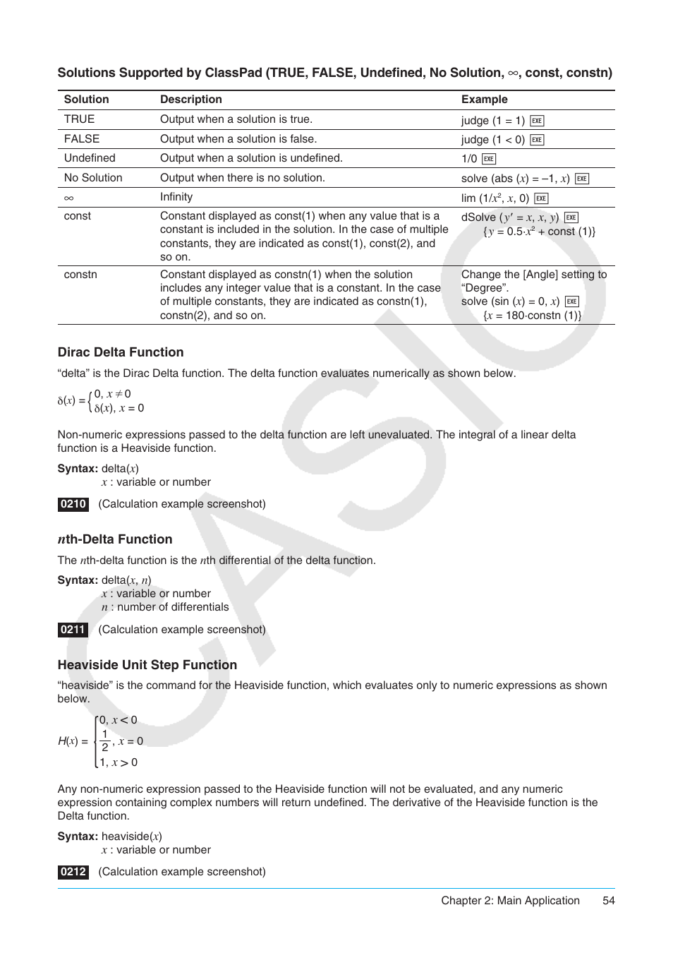 Casio ClassPad II fx-CP400 User Manual | Page 54 / 275