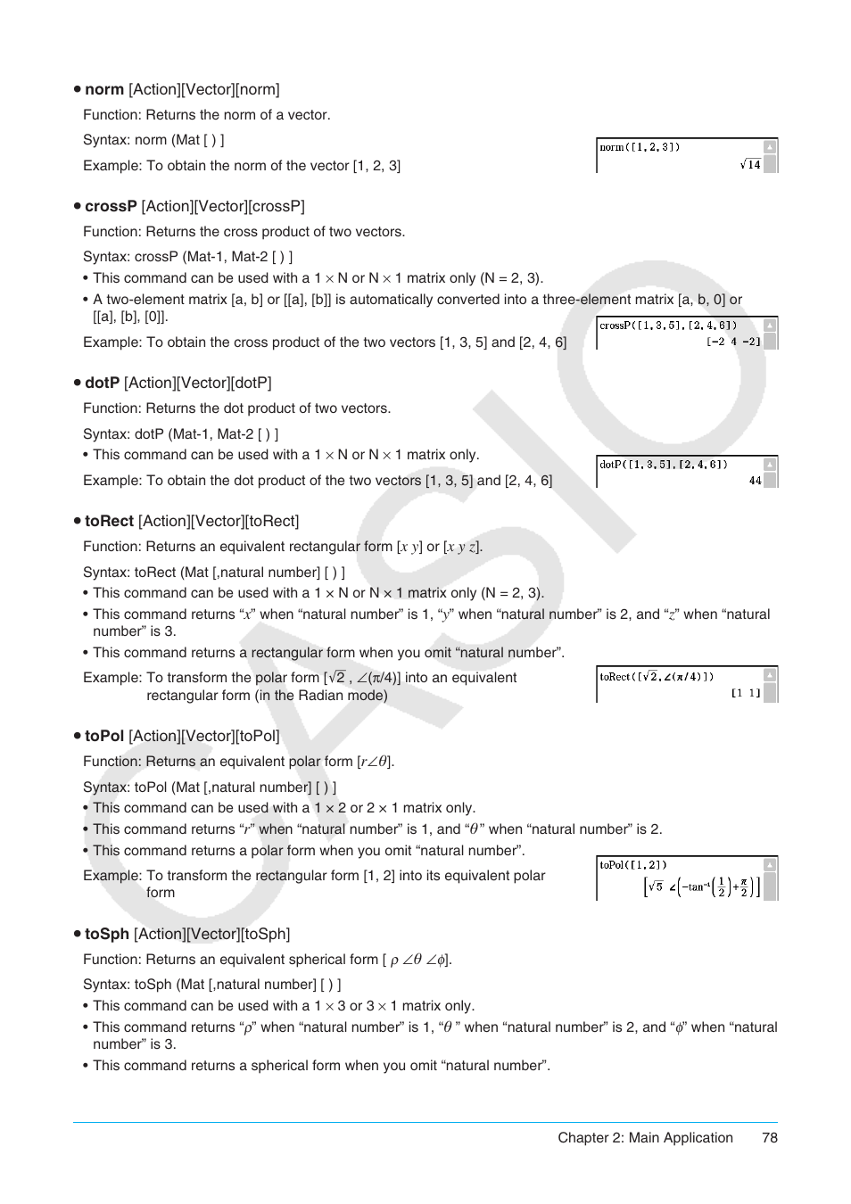 Casio ClassPad II fx-CP400 User Manual | Page 78 / 275