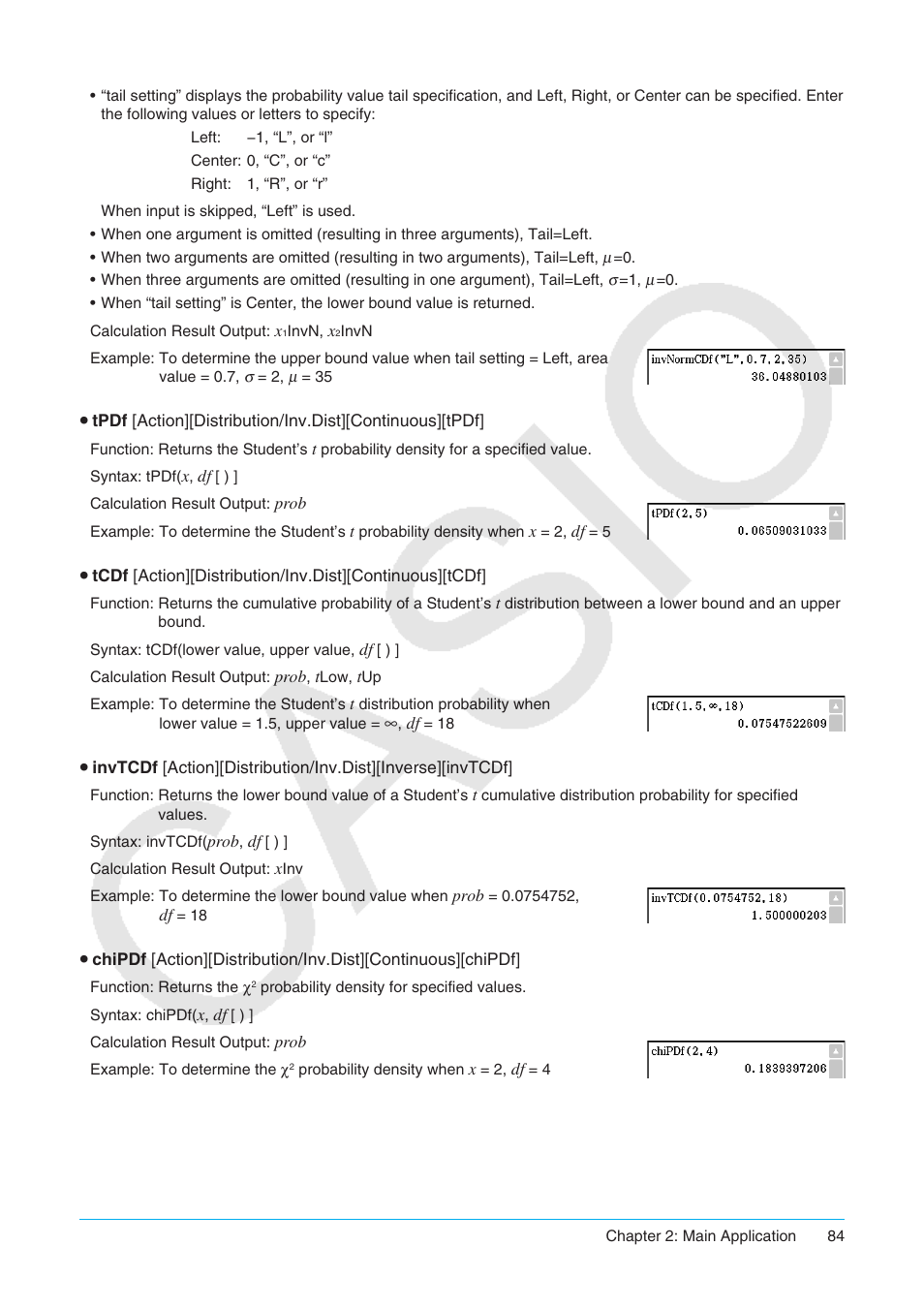 Casio ClassPad II fx-CP400 User Manual | Page 84 / 275