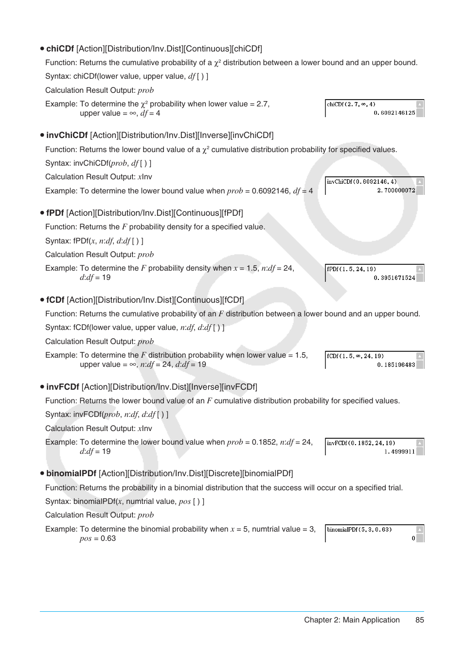 Casio ClassPad II fx-CP400 User Manual | Page 85 / 275