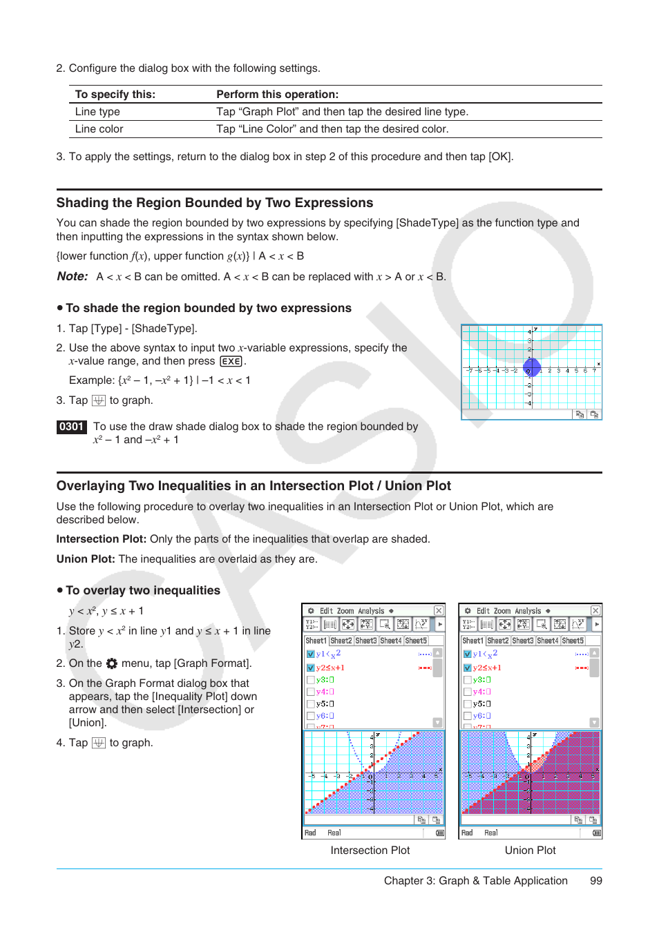 Casio ClassPad II fx-CP400 User Manual | Page 99 / 275