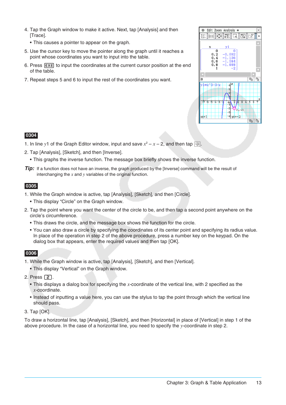 Casio ClassPad II fx-CP400 Examples User Manual | Page 13 / 43